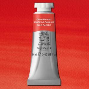 Winsor & Newton Professional Water Colour – (.47oz/14ml) Cadmium Red