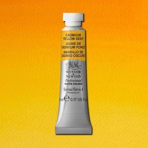 Winsor & Newton Professional Water Colour - (.17oz/5ml) Cadmium Yellow Deep