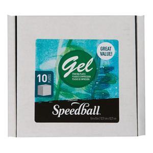 Speedball Gel Printing Plates 5"x 5" (10 count)