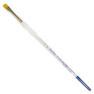 Royal Langnickel Soft-Grip Gold Taklon Brush - Short Handle, Shader #6