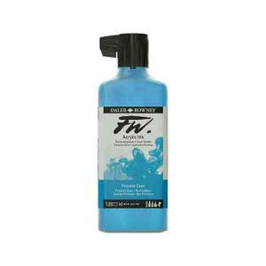 Daler Rowney FW Acrylic Artists Ink - (6oz bottle)-Process Cyan 120