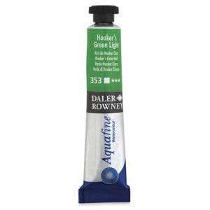 Daler Rowney Aquafine Watercolor Paint- Hooker's Green Light 353