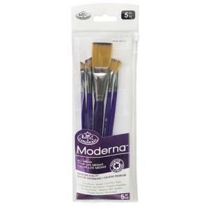 Royal Langnickel Moderna Brush Set for All Media - (5 Pack) Set 1