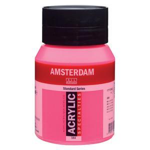 Royal Talens Amsterdam Acrylic Paint - (16.9oz/500ml) Reflex Rose