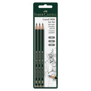 9000 Graphite Pencil Blistercard Art Set- 3ct