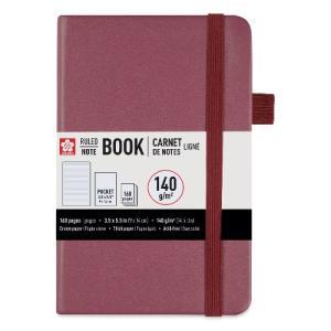 Sakura Pocket Notebook - Mulberry, 3.5" x 5.5", Ruled  52420