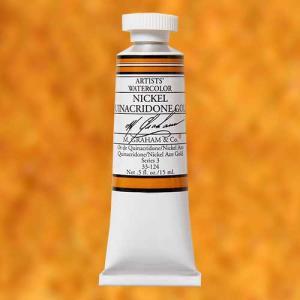 M. Graham & Co. Watercolor Paint – (0.5oz/15ml) Nickel Quinacridone Gold