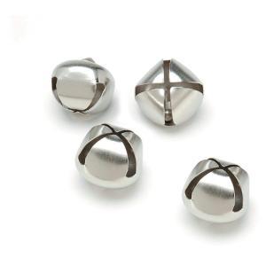 Darice Jingle Bells 1" - (18 Pieces) Silver