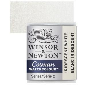 Winsor & Newton Cotman Half Pan Watercolor - Iridescent White  0301330