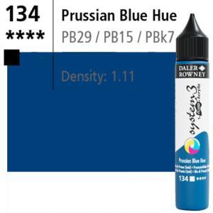 System3 Fluid Acrylic Prussian Blue -29.5ml Applicator Bottle 139029134