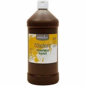 Handy Art Little Masters Tempera Paint - (32oz/946ml) Brown