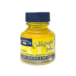 Winsor & Newton Calligraphy Ink - (1oz/30ml) Lemon Yellow