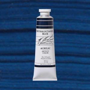 M. Graham & Co. Acrylic Paint - (2oz/60ml) Phthalocyanine Blue