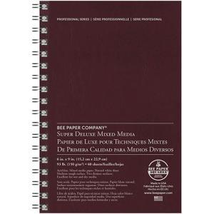 Bee Paper Super Deluxe Mixed Media Journal 6" x 9" - (60 Sheets, 93lb)