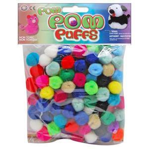 Pepperell Crafts Pom Poms 1/2? – (100 Pieces) Assorted Colors