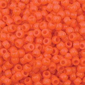 Pony Beads 6mmx9mm- Orange (1000ct)