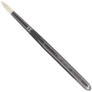 Richeson Grey Matters Pocket Bristle Brush for Oil & Acrylic - #6 Round