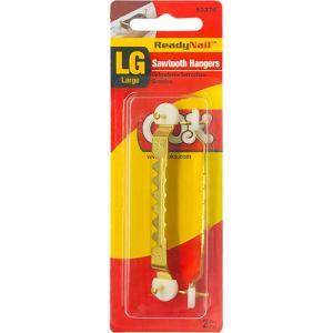 Ook Ready Nail Sawtooth Hangers - (2 Sets) Large