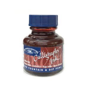 Winsor & Newton Calligraphy Ink - (1oz/30ml) Indian Red