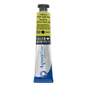 Daler Rowney Aquafine Watercolor Paint- Cadmium Yellow Light Hue 650