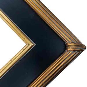 Series M2-BG  Black & Gold Plein Air Frame - 12" x 16"