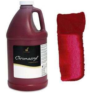 Chromacryl Acrylic Paint – 2 Liter (67.7oz)- Cool Red