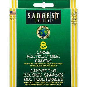 Sargent Large Crayons - (8 Pack) Multicultural