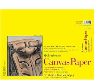 Strathmore 300 Series Canvas Paper Pad 12" x 16" (10sheets, 115lb)