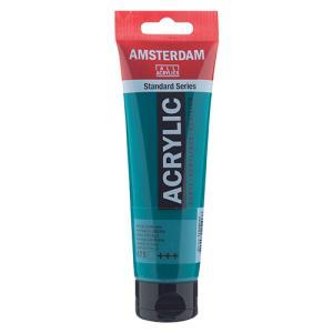 Royal Talens Amsterdam Acrylic Paint - (0.7oz/20ml) Phthalo Green