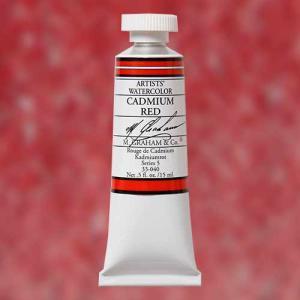 M. Graham & Co. Watercolor Paint – (0.5oz/15ml) Cadmium Red