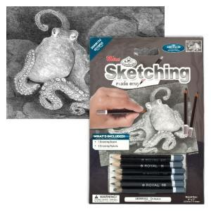 Royal Langnickel Silver Mini Sketch Art Kit- Octopus