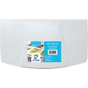 Royal Talens Van Gogh Water Color Empty White Pocket Box - (24 Pans)