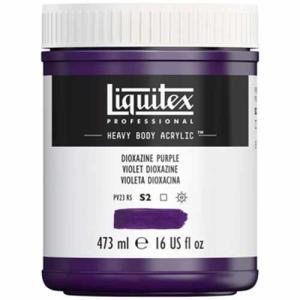 Liquitex Professional Heavy Body Acrylic Paint - (16oz/473ml) Dioxazine Purple
