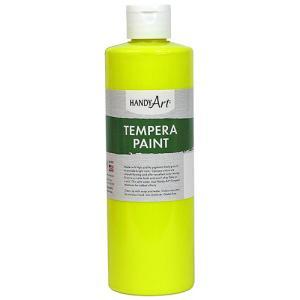 Handy Art Tempera Paint - (16oz/473ml) Fluorescent Yellow