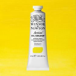 Winsor & Newton Artists' Oil Colour Paint - (1.25oz/37ml) Winsor Lemon