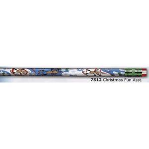 Christmas Fun Asst Pencil