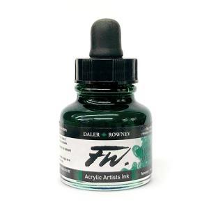 Daler Rowney FW Acrylic Artists Ink - (1oz bottle)- Dark Green 326