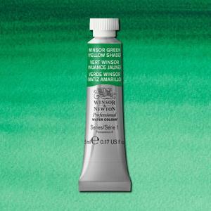Winsor & Newton Professional Water Colour  (.17oz/5ml) Winsor Green (Yellow Shade)