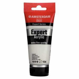 Amsterdam Expert Acrylic 75ML- Zinc White (104)