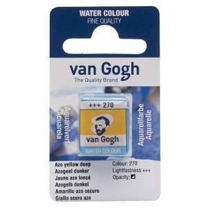 Royal Talens Van Gogh Water Colour Half Pan - Azo Yellow Deep