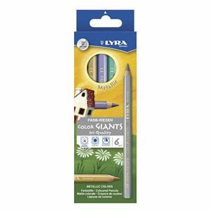 Farb-Riesen Color Giants Lacquared Colored Pencils- 6ct Metallics