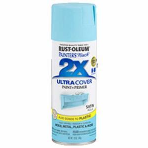 2x Ultra Cover 12oz Satin Spray- Aqua