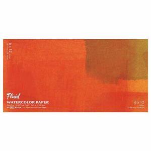 Fluid Watercolor Paper Easy-Block - 6x12 (15 Sheets, 140lb) Cold Press