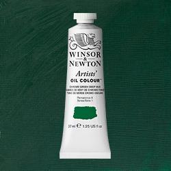 Winsor & Newton Artists' Oil Colour Paint - (1.25oz/37ml) Chrome Green Deep Hue