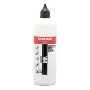 Royal Talens Amsterdam Acrylic Ink - (8.5oz/250ml) Titanium White