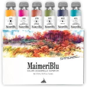 MaimeriBlu Steven Mitchell Watercolor Set  6ct 12ml  M1698062
