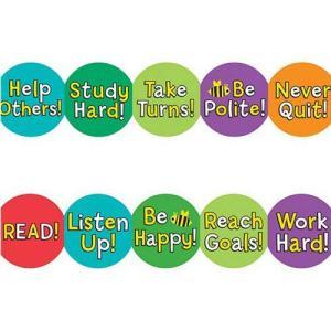 Hygloss Borders 3" x 36" - (12 Pack) Be Your Best
