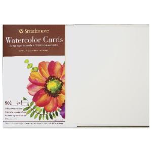 Strathmore 400 Series Watercolor Cards With Envelopes  5"x6 7/8" (50ct)  ST105-210