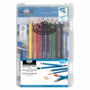 Essentials Mini Clearview Watercolor Pencil Art Set 13pc  RSET-ART3401