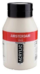Royal Talens Amsterdam Acrylic Paint - (33.8oz/1000ml) 290 Titanium Buff Deep